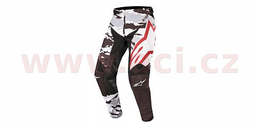 kalhoty RACER TACTICAL 2019, ALPINESTARS (černá/šedá/camo/vínová)